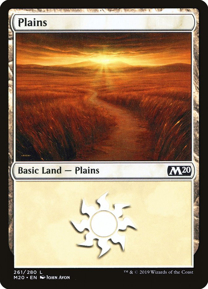 Plains (#261) [Core Set 2020] | The Time Vault CA