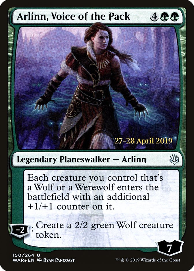 Arlinn, Voice of the Pack  [War of the Spark Prerelease Promos] | The Time Vault CA