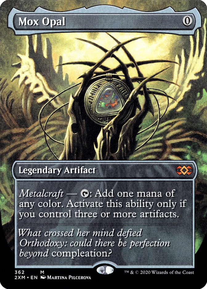 Mox Opal (Borderless) [Double Masters] | The Time Vault CA