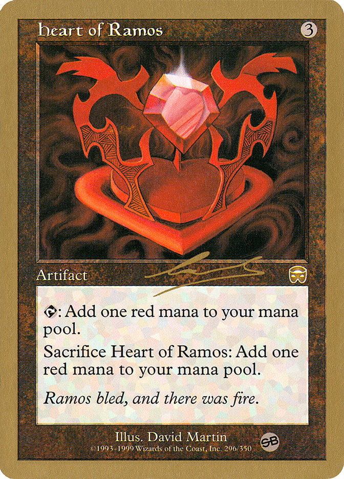 Heart of Ramos (Nicolas Labarre) (SB) [World Championship Decks 2000] | The Time Vault CA