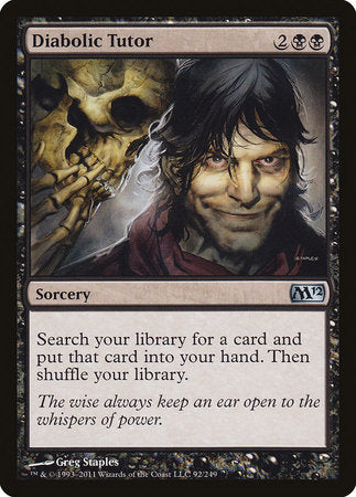 Diabolic Tutor [Magic 2012] | The Time Vault CA