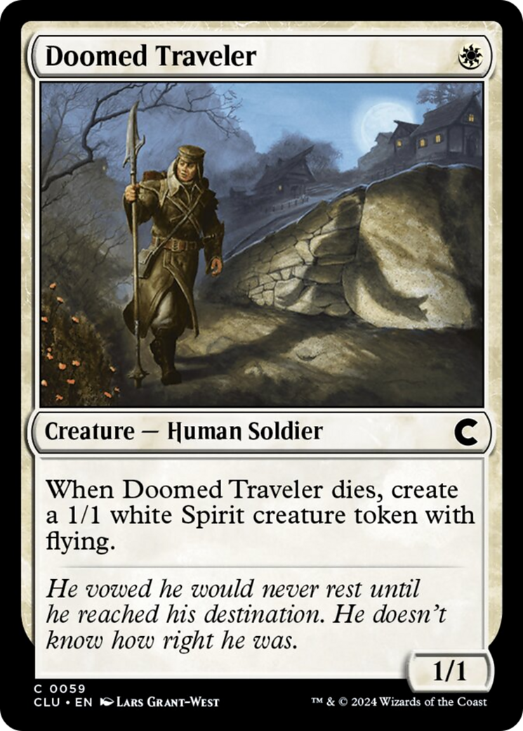 Doomed Traveler [Ravnica: Clue Edition] | The Time Vault CA