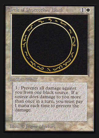 Circle of Protection: Black (CE) [Collectors’ Edition] | The Time Vault CA