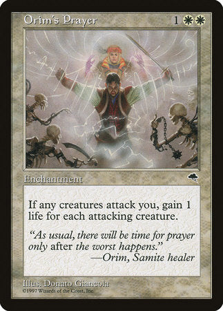Orim's Prayer [Tempest] | The Time Vault CA