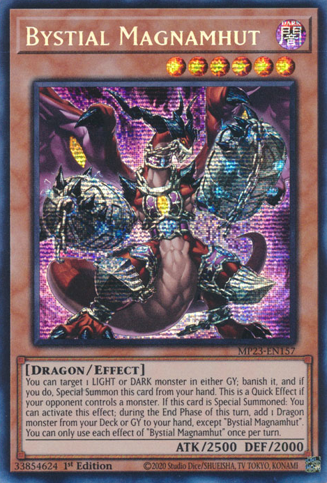 Bystial Magnamhut [MP23-EN157] Prismatic Secret Rare | The Time Vault CA