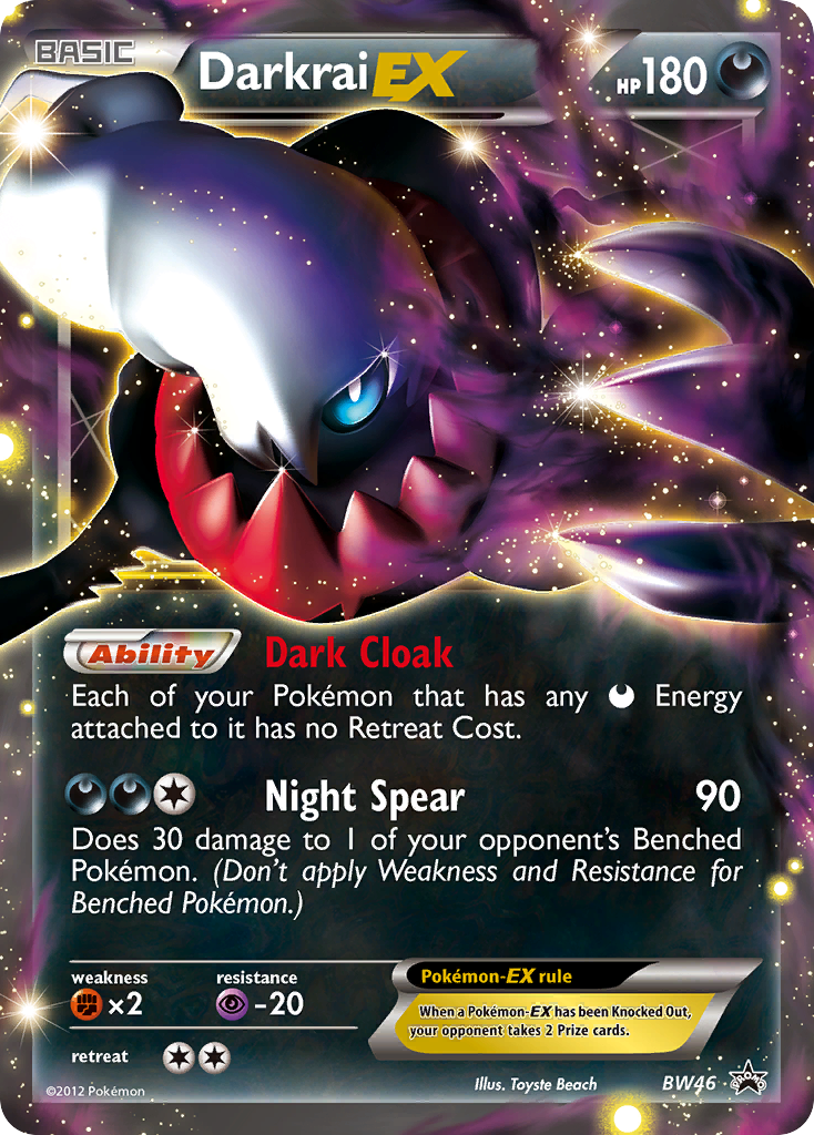 Darkrai EX (BW46) [Black & White: Black Star Promos] | The Time Vault CA