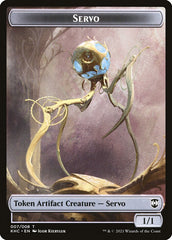 Elf Warrior // Servo Double-sided Token [Kaldheim Commander Tokens] | The Time Vault CA