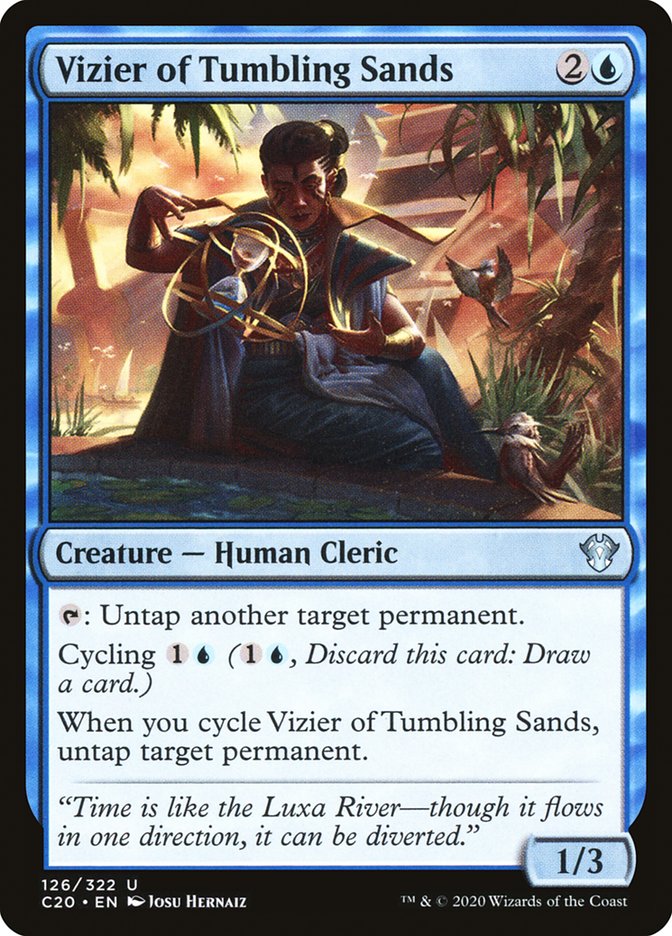 Vizier of Tumbling Sands [Commander 2020] | The Time Vault CA