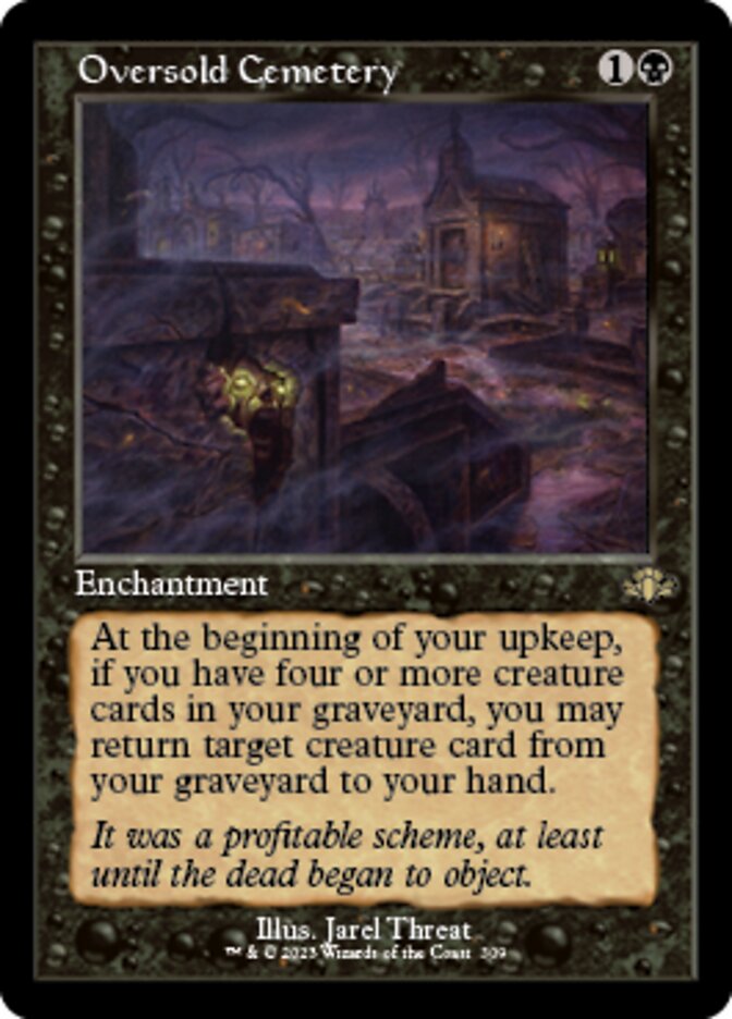 Oversold Cemetery (Retro) [Dominaria Remastered] | The Time Vault CA
