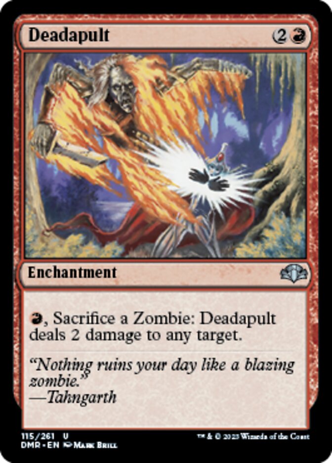 Deadapult [Dominaria Remastered] | The Time Vault CA