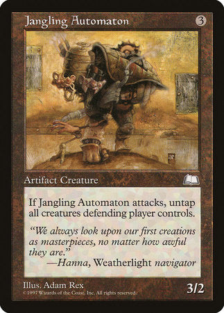 Jangling Automaton [Weatherlight] | The Time Vault CA