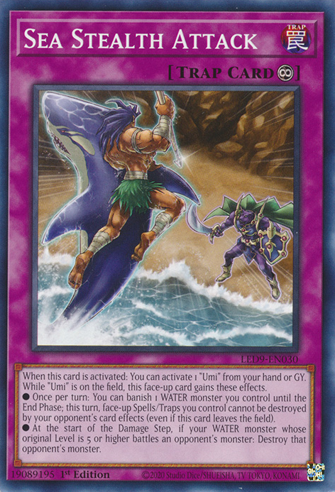 Sea Stealth Attack [LED9-EN030] Common | The Time Vault CA