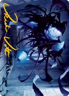 Spectral Adversary Art Card (Gold-Stamped Signature) [Innistrad: Midnight Hunt Art Series] | The Time Vault CA