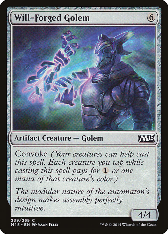 Will-Forged Golem [Magic 2015] | The Time Vault CA