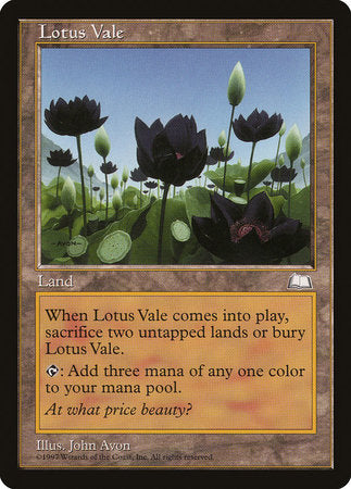 Lotus Vale [Weatherlight] | The Time Vault CA