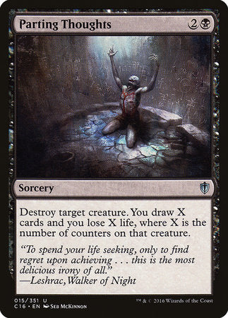 Parting Thoughts [Commander 2016] | The Time Vault CA