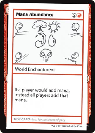 Mana Abundance (2021 Edition) [Mystery Booster Playtest Cards] | The Time Vault CA