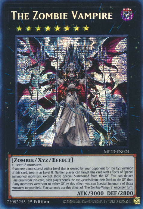 The Zombie Vampire [MP23-EN024] Prismatic Secret Rare | The Time Vault CA