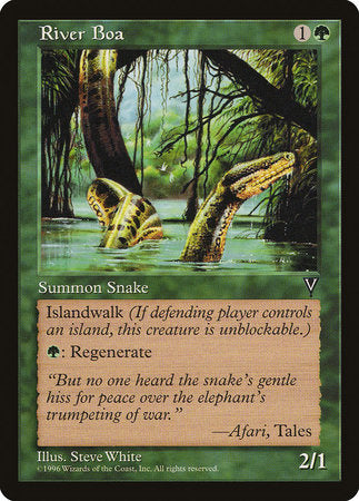 River Boa [Visions] | The Time Vault CA