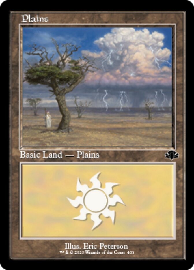 Plains (403) (Retro) [Dominaria Remastered] | The Time Vault CA