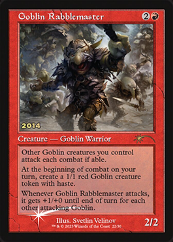 Goblin Rabblemaster [30th Anniversary Promos] | The Time Vault CA