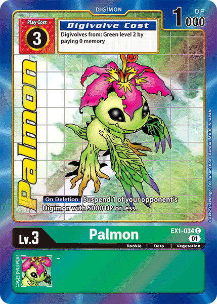 Palmon [EX1-034] (Alternate Art) [Classic Collection] | The Time Vault CA