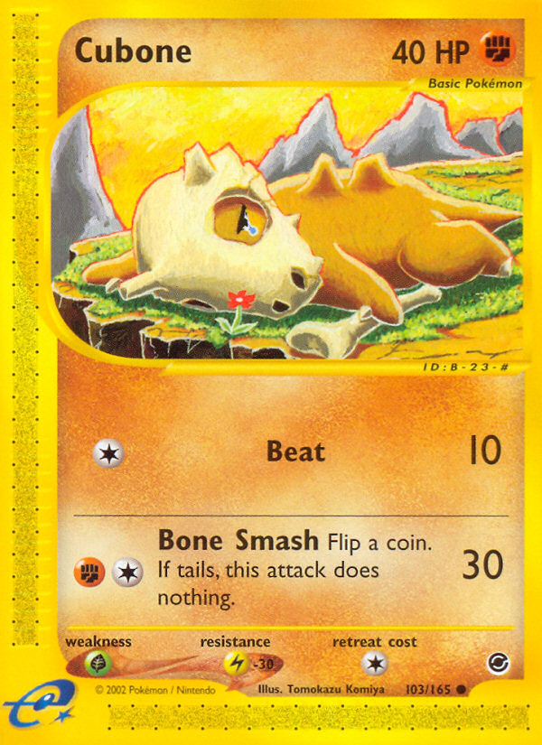 Cubone (103/165) [Expedition: Base Set] | The Time Vault CA