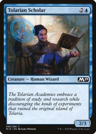 Tolarian Scholar [Core Set 2019] | The Time Vault CA