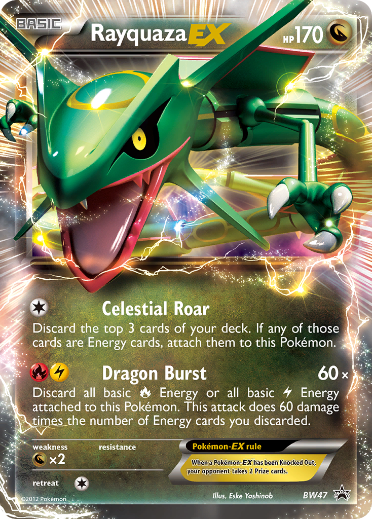 Rayquaza EX (BW47) [Black & White: Black Star Promos] | The Time Vault CA