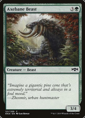 Axebane Beast [Ravnica Allegiance] | The Time Vault CA