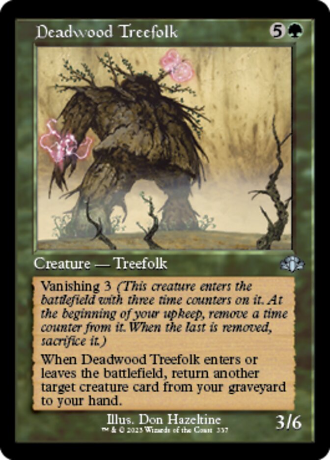 Deadwood Treefolk (Retro) [Dominaria Remastered] | The Time Vault CA