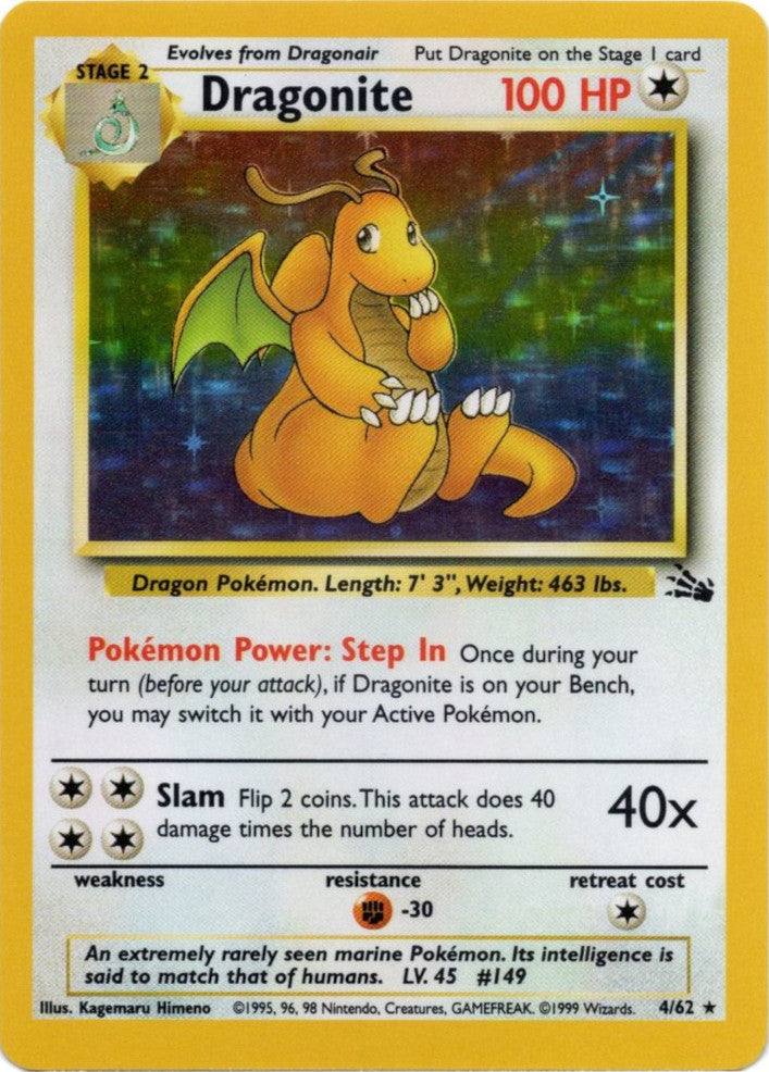 Dragonite (4/62) [Fossil Unlimited] | The Time Vault CA