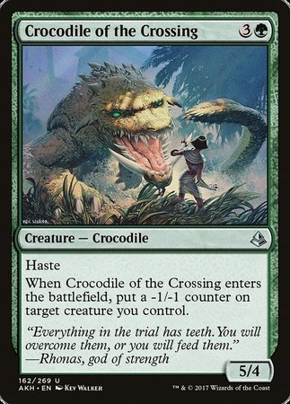 Crocodile of the Crossing [Amonkhet] | The Time Vault CA