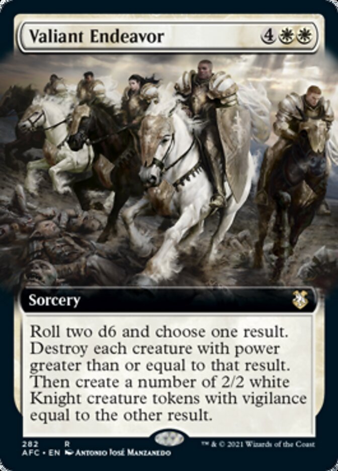 Valiant Endeavor (Extended) [Dungeons & Dragons: Adventures in the Forgotten Realms Commander] | The Time Vault CA