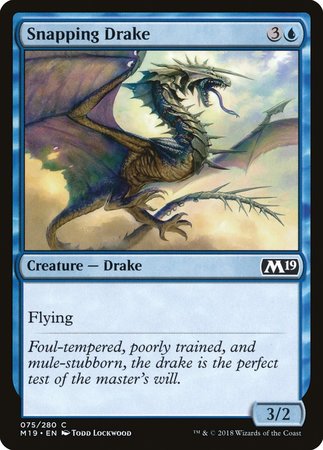 Snapping Drake [Core Set 2019] | The Time Vault CA