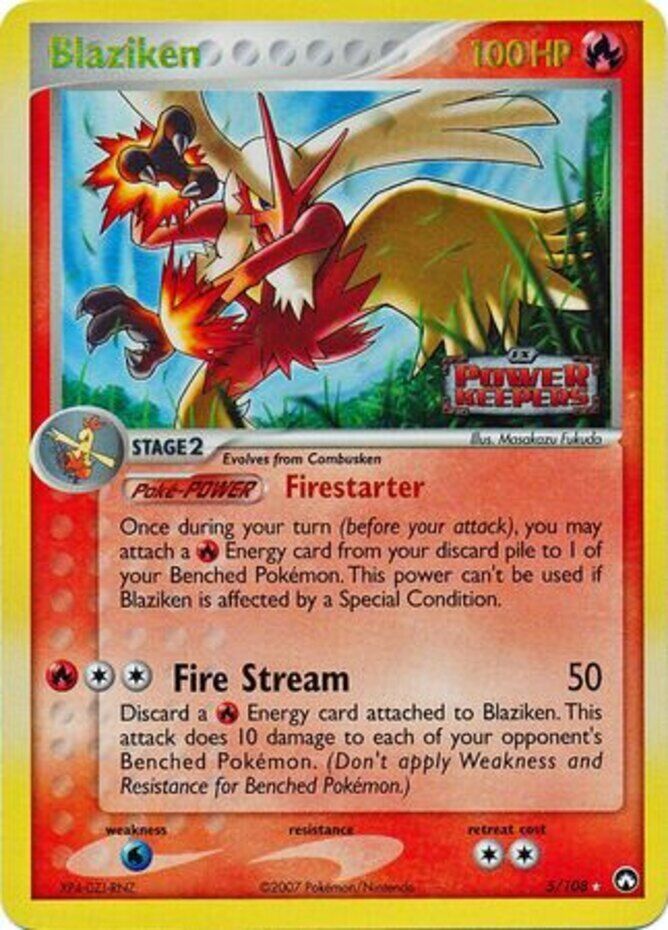 Blaziken (5/108) (Stamped) [EX: Power Keepers] | The Time Vault CA