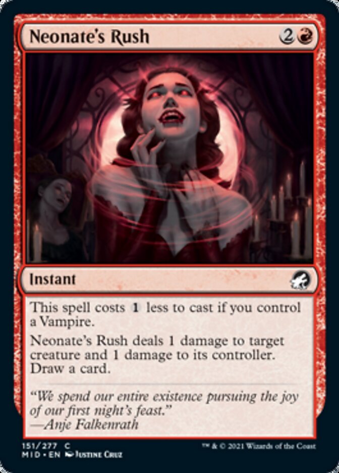 Neonate's Rush [Innistrad: Midnight Hunt] | The Time Vault CA