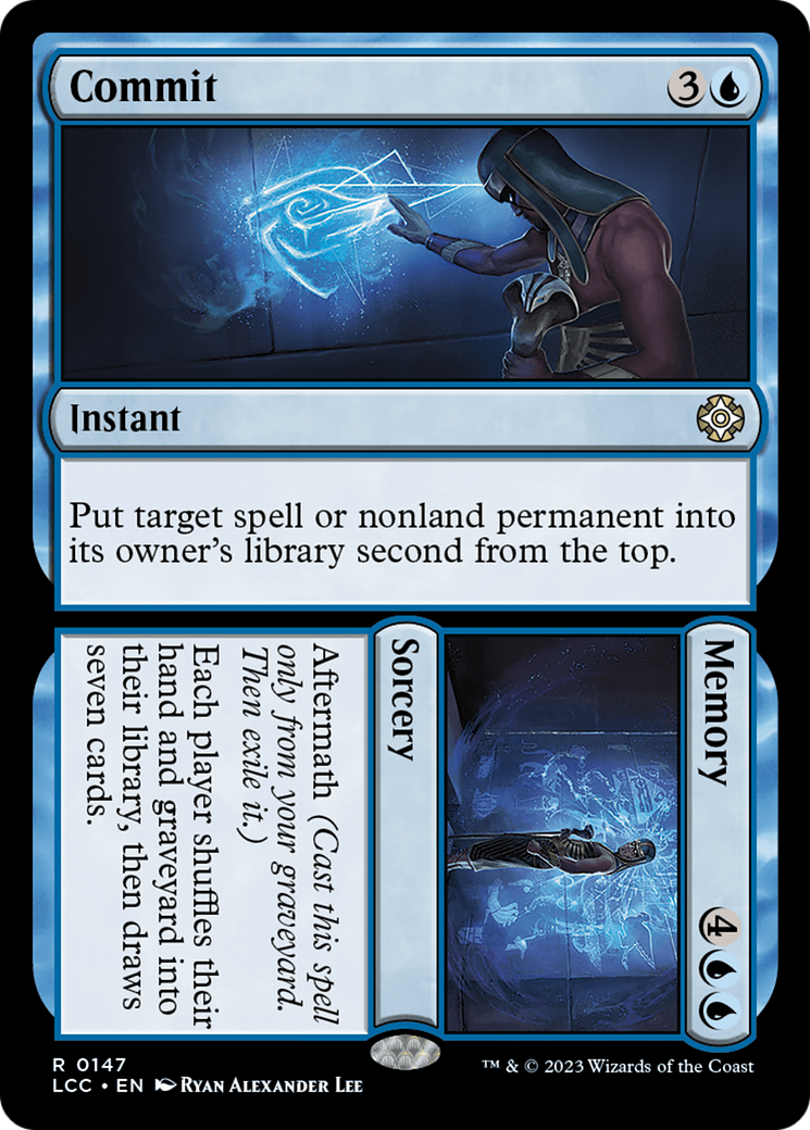 Commit // Memory [The Lost Caverns of Ixalan Commander] | The Time Vault CA