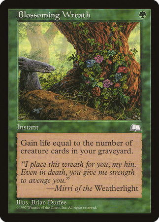 Blossoming Wreath [Weatherlight] | The Time Vault CA