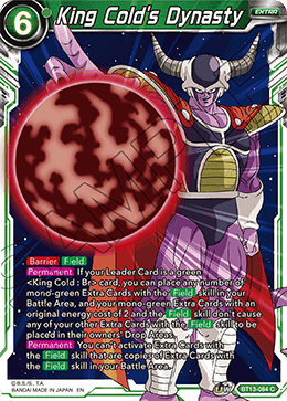 King Cold's Dynasty (Common) [BT13-084] | The Time Vault CA