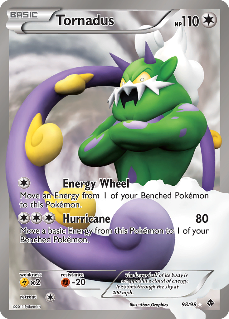 Tornadus (98/98) [Black & White: Emerging Powers] | The Time Vault CA
