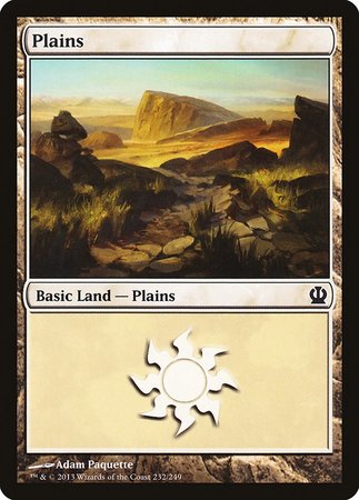 Plains (232) [Theros] | The Time Vault CA