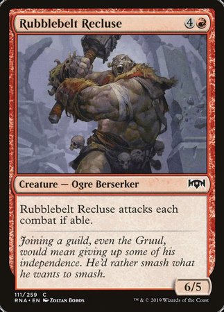 Rubblebelt Recluse [Ravnica Allegiance] | The Time Vault CA
