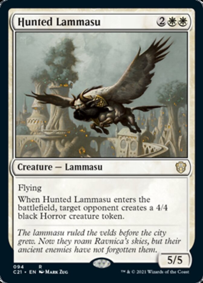 Hunted Lammasu [Commander 2021] | The Time Vault CA