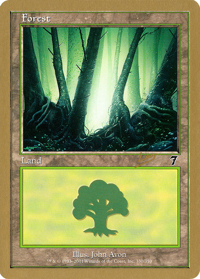 Forest (rl330) (Raphael Levy) [World Championship Decks 2002] | The Time Vault CA