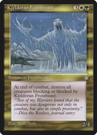 Kjeldoran Frostbeast [Ice Age] | The Time Vault CA