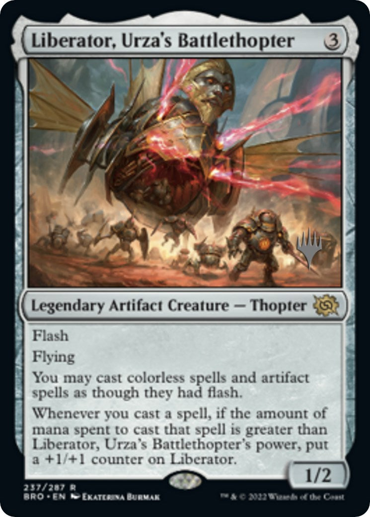 Liberator, Urza's Battlethopter (Promo Pack) [The Brothers' War Promos] | The Time Vault CA