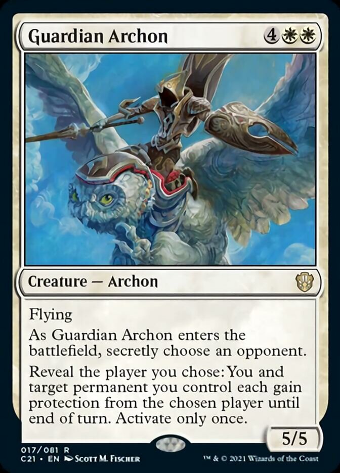 Guardian Archon [Commander 2021] | The Time Vault CA