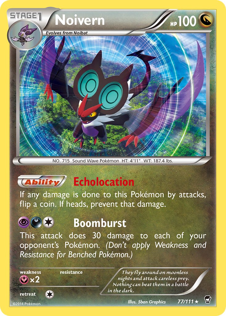 Noivern (77/111) (Cosmos Holo) (Blister Exclusive) [XY: Furious Fists] | The Time Vault CA