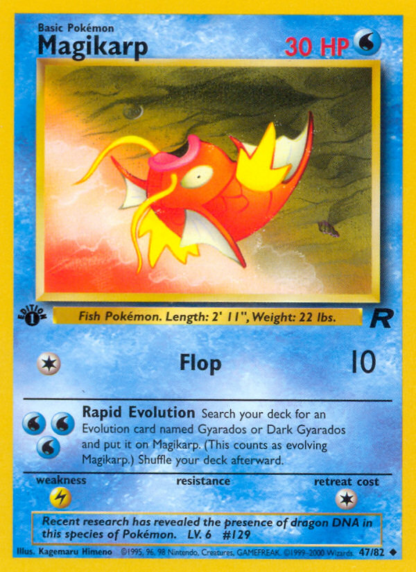 Magikarp (47/82) [Team Rocket 1st Edition] | The Time Vault CA